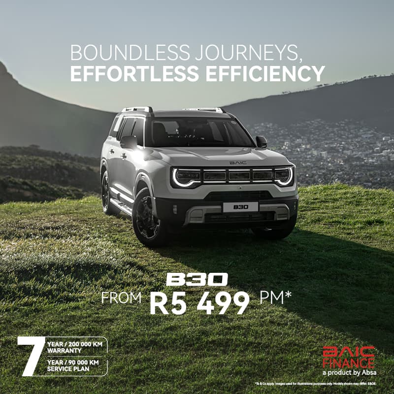 BAIC B30 Monthly Slider Banner