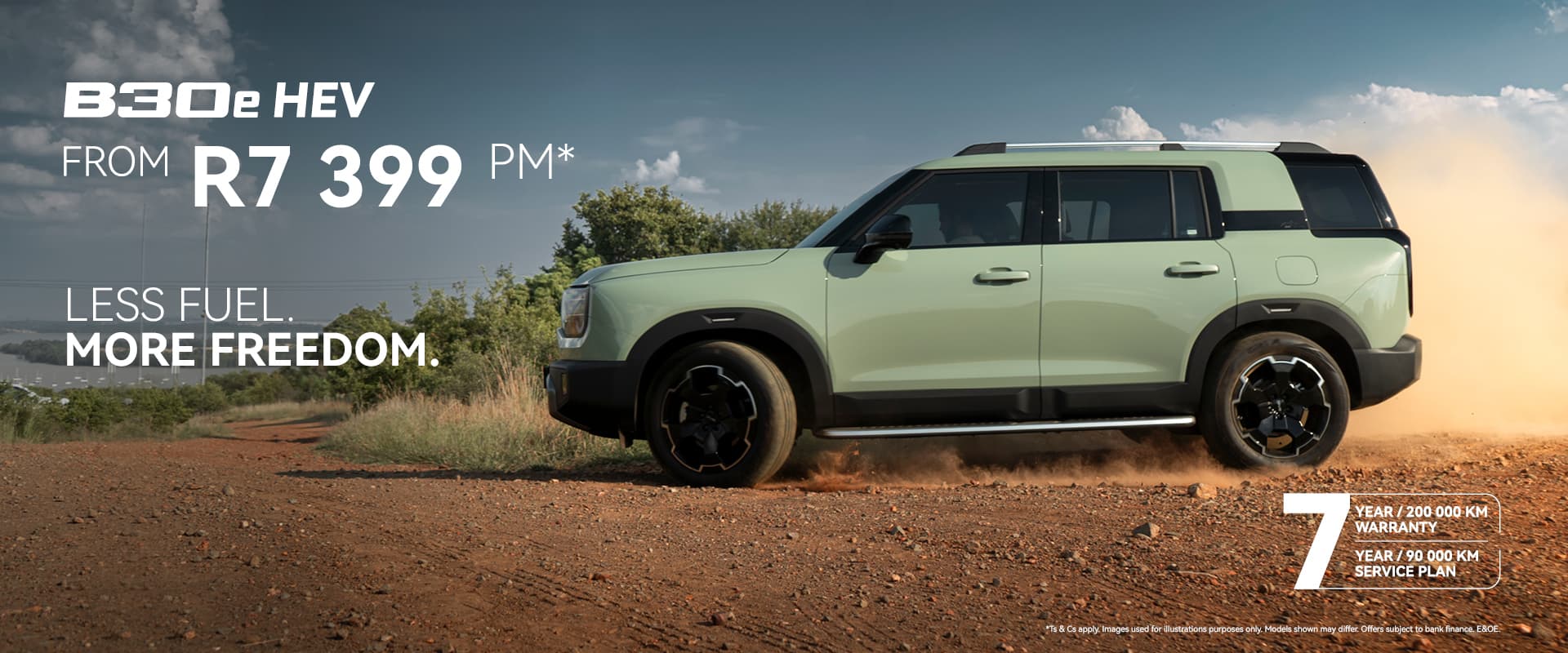 BAIC B30e HEV Monthly Slider Banner